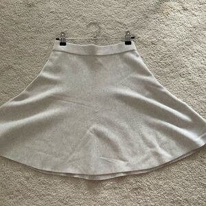 Club Monaco Light Beige A-Line Skirt